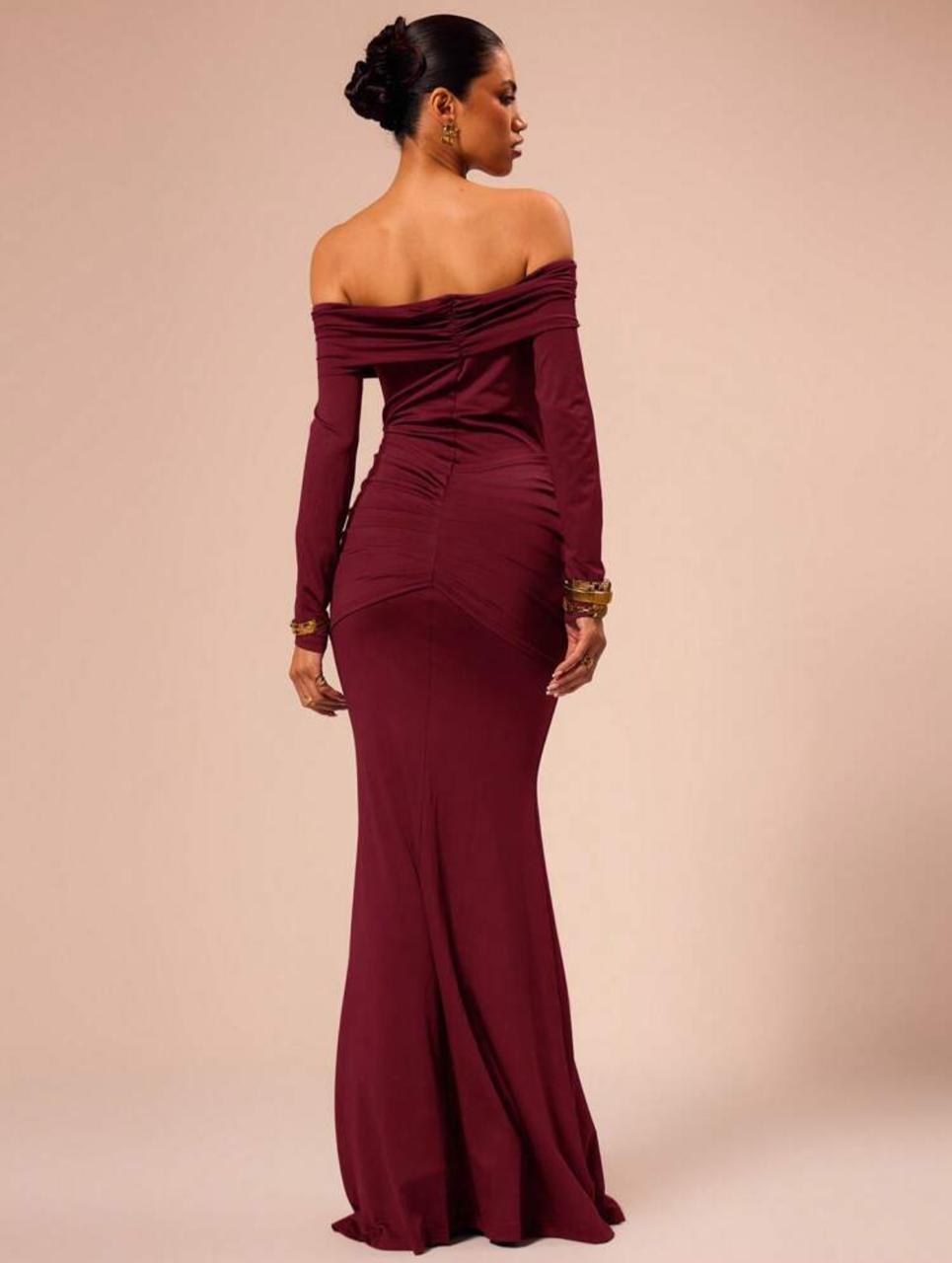 Musera Off Shoulder Lon Dress | immediate
