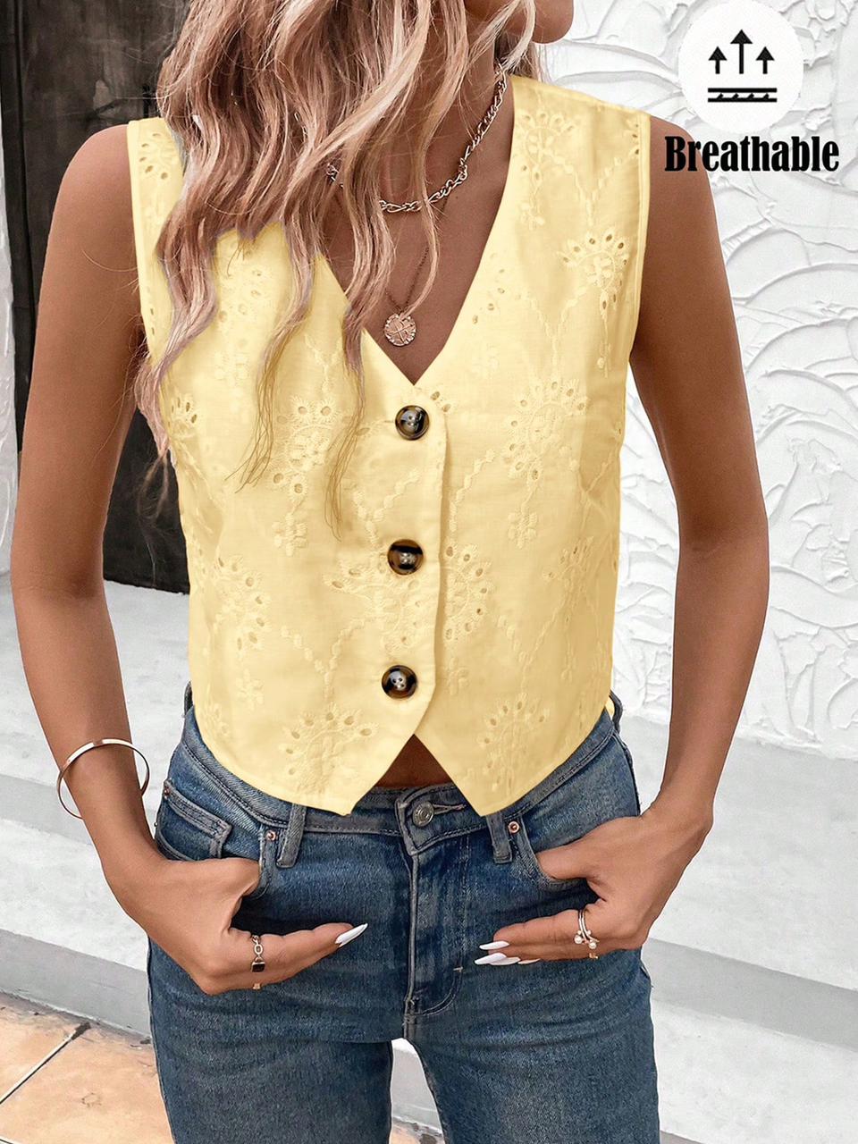 Shein Yellow Vest | immediate
