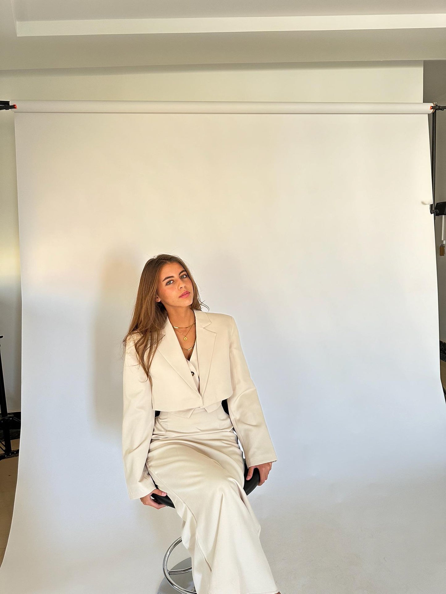 Cropped long Sleeves Blazer