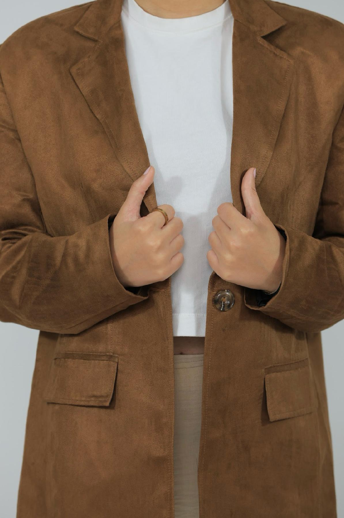 Suede Blazer