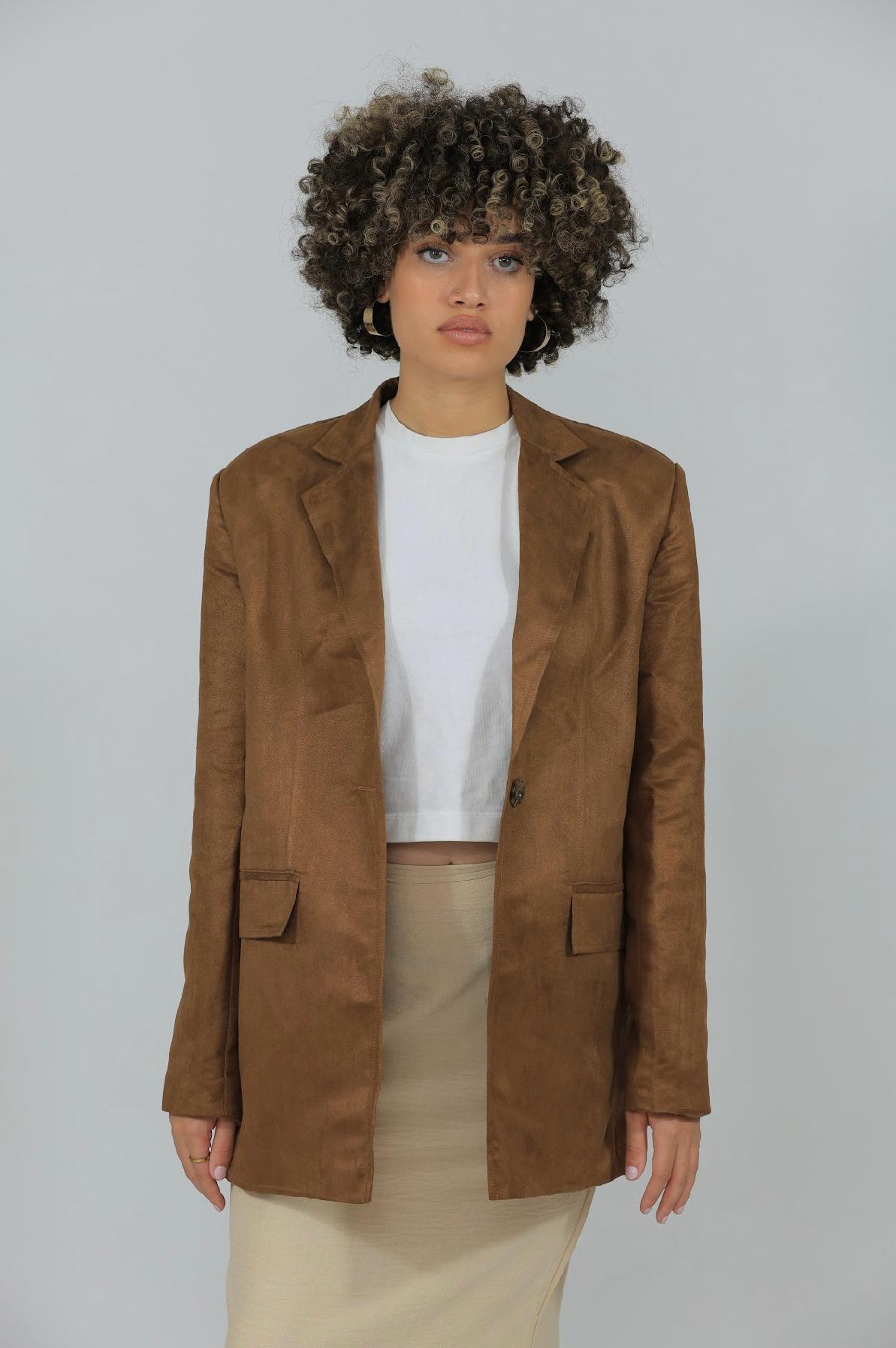 Suede Blazer