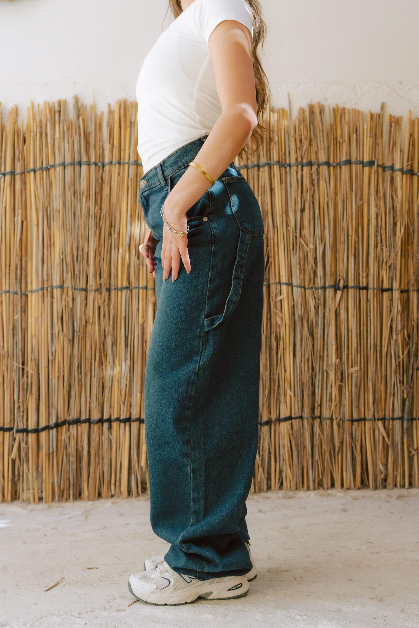 Dark Blue Baggy Denim