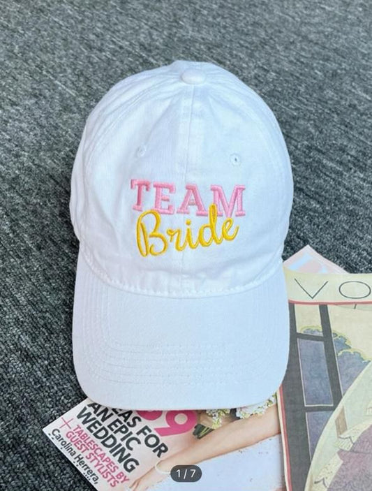 Team Bride Cap | immediate