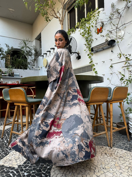 Printed Kaftan