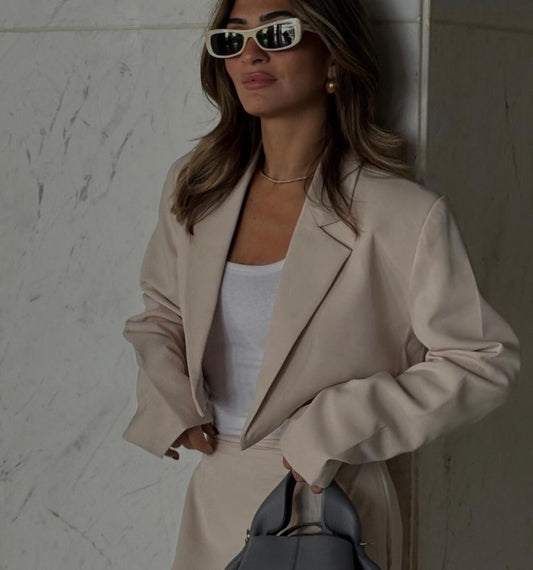 Cropped long Sleeves Blazer