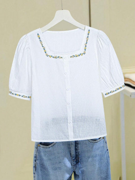 Elegant Flora Shirt |immediate
