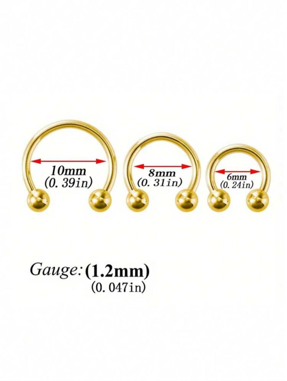 Set Of 3 Hoop Earrings | immediate