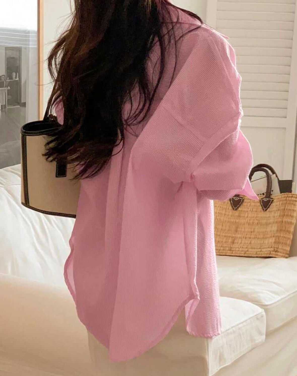 Long Sleeves Pink Shirt | immediate